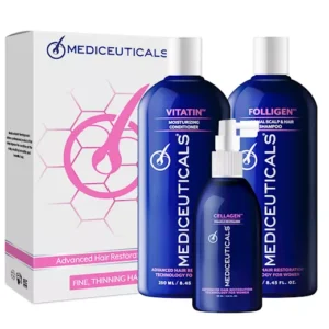 MEDICEUTICALS Advanced Hair Restoration Kit for Women Fine Pažangus Nuo Plaukų Slinkimo Rinkinys