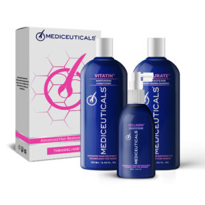 MEDICEUTICALS Advanced Hair Restoration Kit for Women Dry Plaukų Atstatymo Rinkinys Moterims (sausai galvos odai)